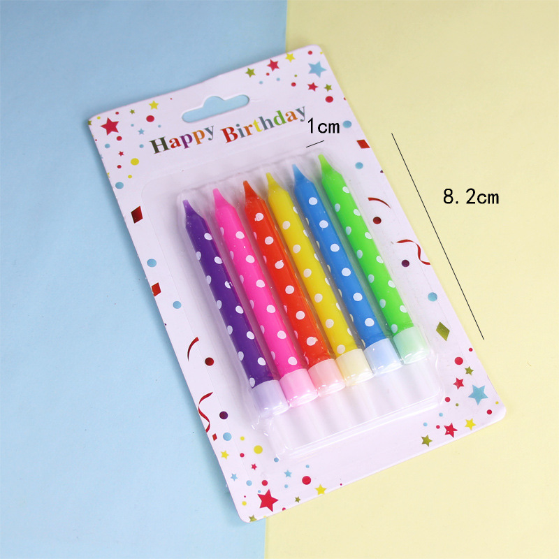 6 Pcs Cake Candle Alphabet Birthday Candle Sets Decoration Kids Adult Party Supplies