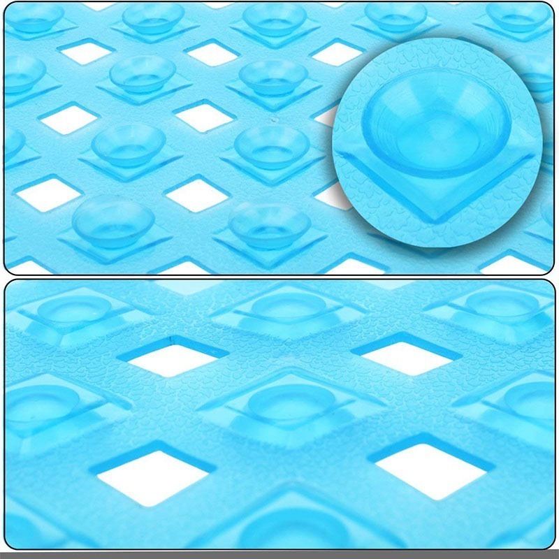 Bathtub Mat Non Slip Anti Slip Shower Mat with Drain Holes and Suction Cups Safety Bath Tub Mat