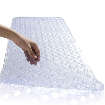 Bathtub Mat Non Slip Anti Slip Shower Mat with Drain Holes and Suction Cups Safety Bath Tub Mat