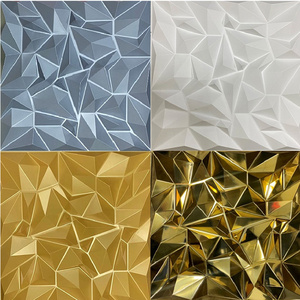 Wholesale Moisture-Proof Pvc Material Living Room Decoration 3d Three-Dimensional Wall Panels