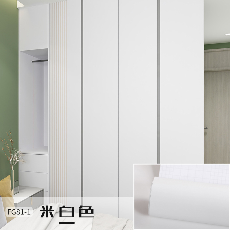 Skin Film Wardrobe Sticker Cabinet Door Film Desktop Waterproof Self-Adhesive Wallpaper