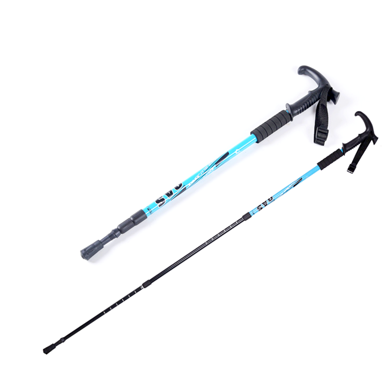 6061 Aluminum Trekking Pole Cheap Price hiking light Aluminum customized cane nordic trekking poles walking stick