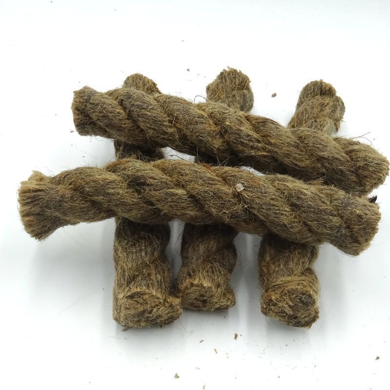 Bushcraft Natural Quick Wick Tinder Wax Infused Jute Fire Starter Rope