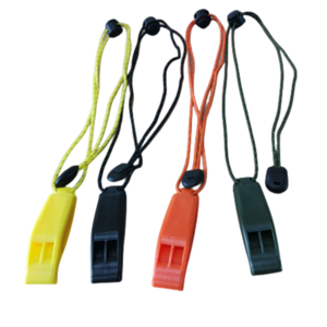 Loud Emergency Rescue Whistle For Water Sports Diving Hiking Camping Orange Whistles with Lanyard Emergency Whistle