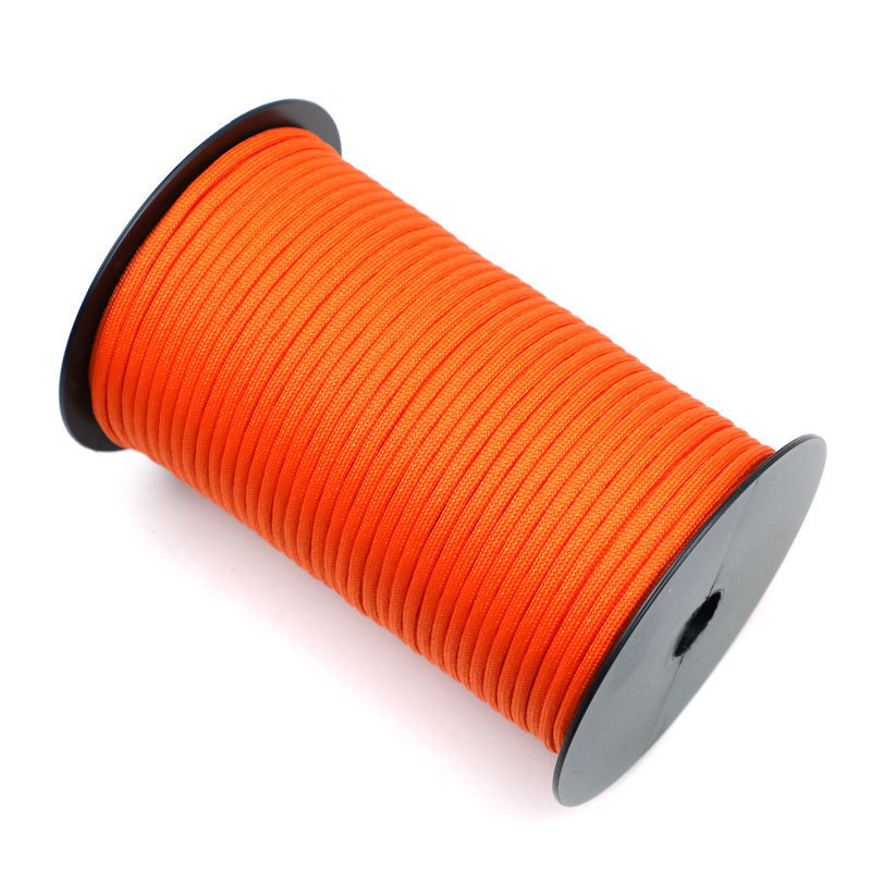 Paracord 4mm 9cores for Camping Climbing Rope, 100m spools nylon rope tactical paracord 550