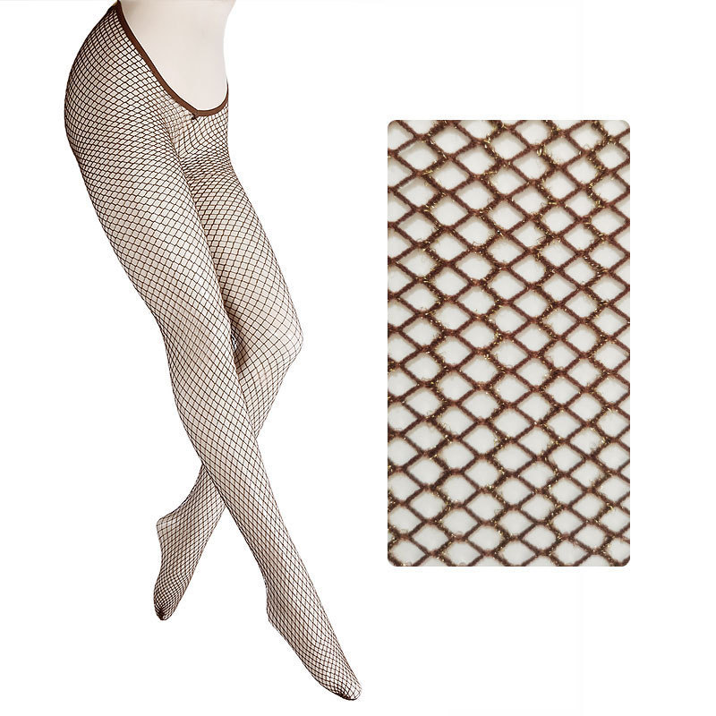 V Shape Sexy Glitter Stockings Women Fishnet  V Cut Glitter Tights Stockings  V Shape Stocking