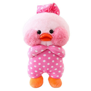 Free shipping kawaii cafe cute plush doll toy clothes lalafanfan duck