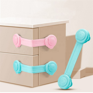 Wholesale  Child Safety Cabinet Locks Baby Proofing Strap Latches Locks Used For Drawer Cupboard Furniture