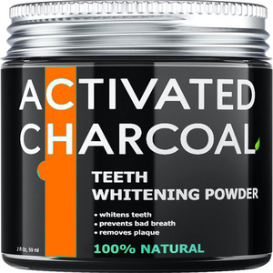 New Arrival Coconut Teeth Whitener Effective Remover Tooth Stains Activated Charcoal Teeth Whitening Powder