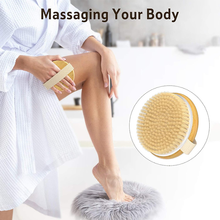 Wholesale baby bath massage brush private label bath brushes body scrubber remove dead skin bath brushes