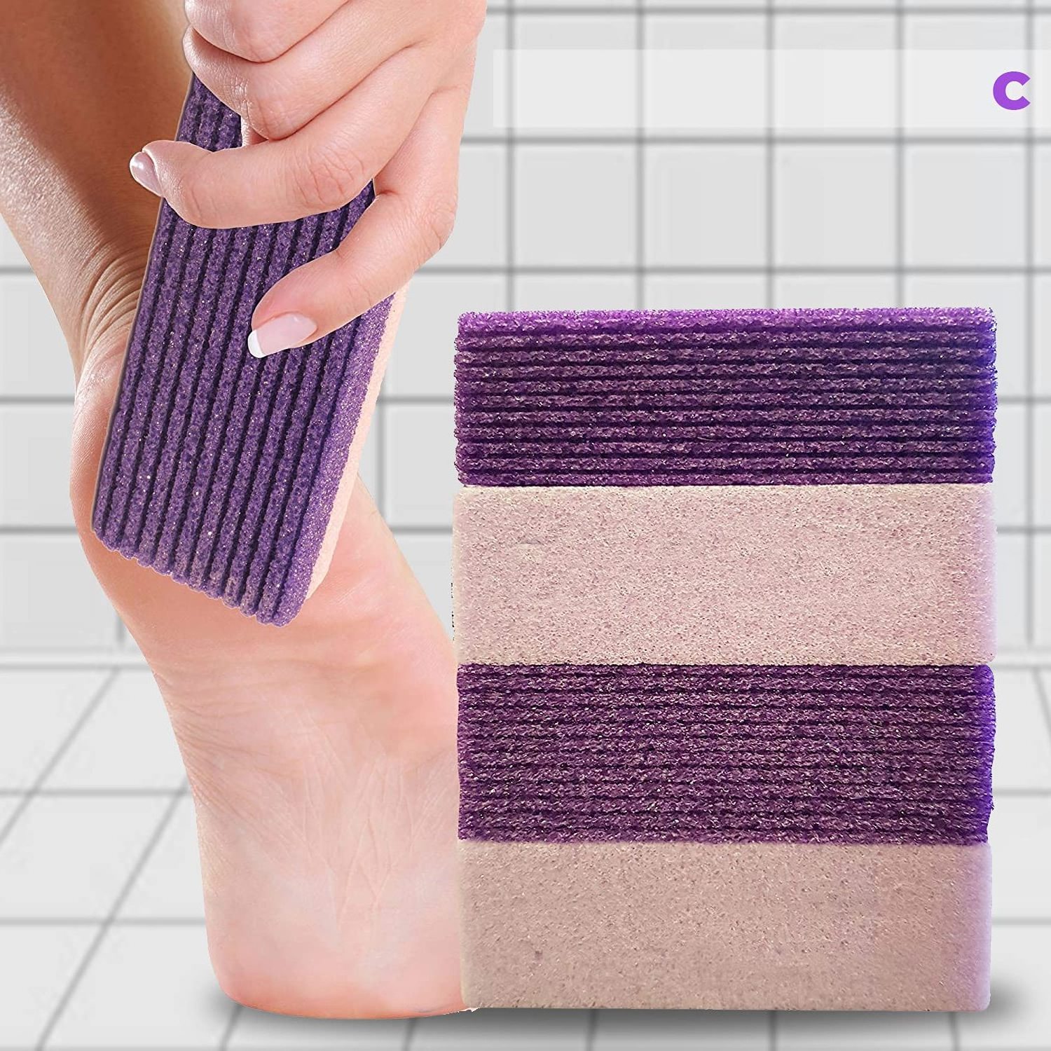 Stock cheap foot scrubber callus remover heel scraper removes dead skin exfoliating pedicure tool for silky feet foot scrubber