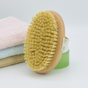 High Quality 100% Natural Organic Skin Care Handheld Remove Dead Skin Dutch Wood Sisal Bath Brush For Home Use