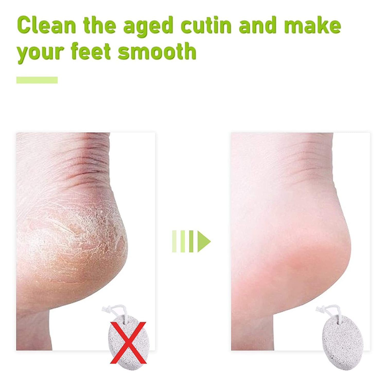 High quality 100% nature foot pumice stone for feet hard skin pedicure exfoliation tool skin scrubber