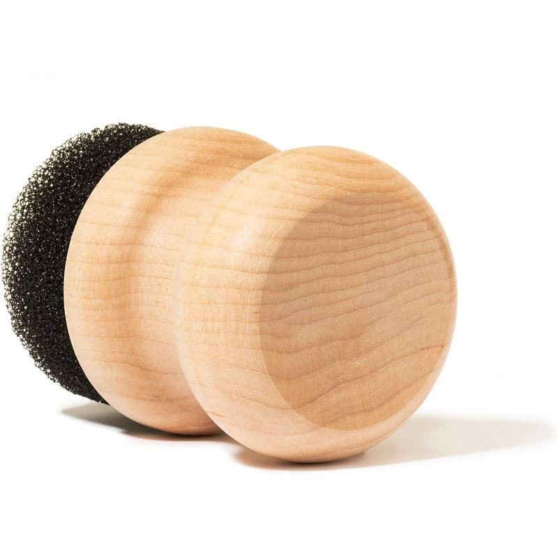 Hot Selling Kitchen Bamboo And Vegetable Cutting Suet Wax Applicator Work Desktop Oil Sponge Bamboo And Wood Oil Tool