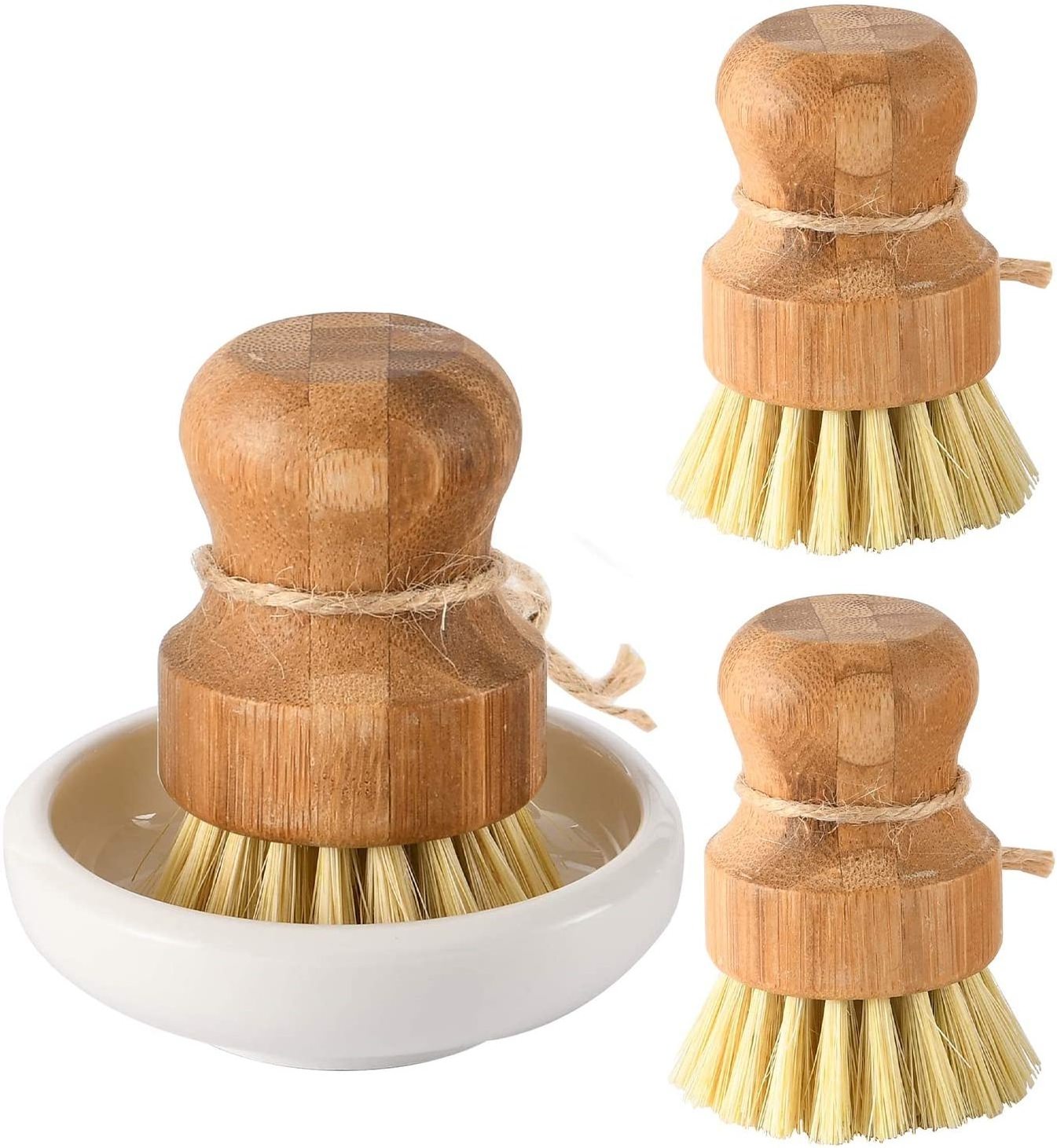 Wholesale private label pot washing brush for kitchen dish washing brush hot selling custom logo pot brush