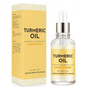 New Private Label Turmeric Oil Whitening Natural Vegan Brightening Face Care Turmeric Essential Body Oil  for Skin Whitening