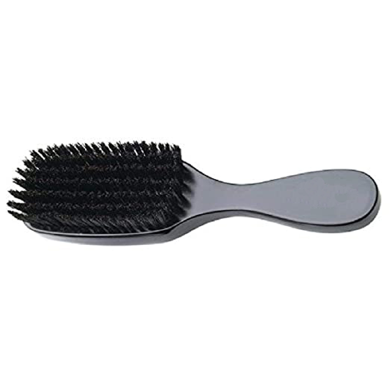 Hot Selling Custom Mens 100% Boar Bristle 360 Beard Curved Wave Brush Wholesale For Home And Travel