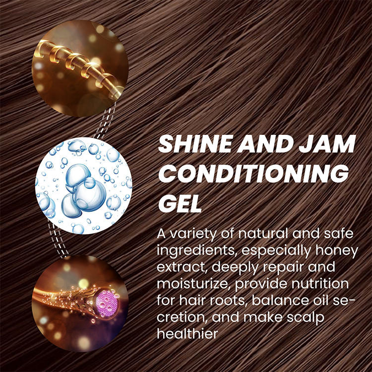 Shine And Jam Private Label Wholesale Neat Braid Conditioning Shining Custom Edge Control Hair Gel Hair Wax For Woman