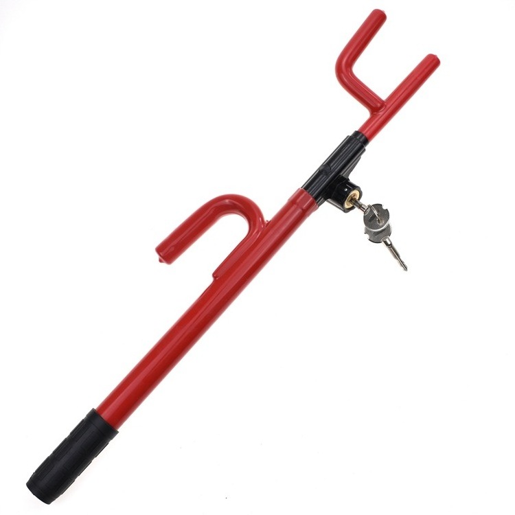 Multifunctional Car Lock Automobile Steering Wheel Lock Telescopic Oil Car Door Clutch Lock