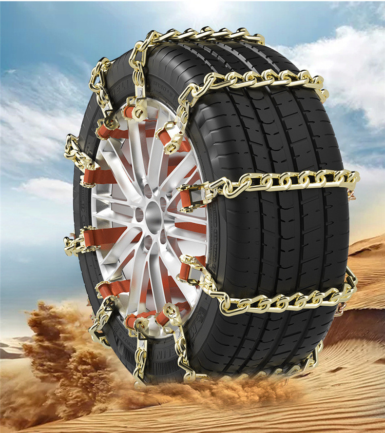 Factory Universal 5.3 Diameter Automotive Snow Chain Sedan Thick Snow Chains For Truck