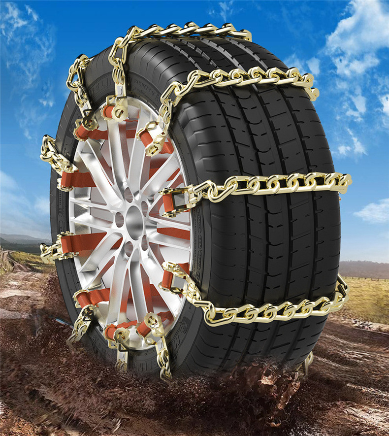 Factory Universal 5.3 Diameter Automotive Snow Chain Sedan Thick Snow Chains For Truck