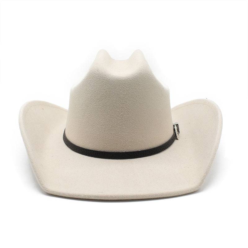 fashion wholesale cowboy hats wool felt fedora hat white cowboy hats for men