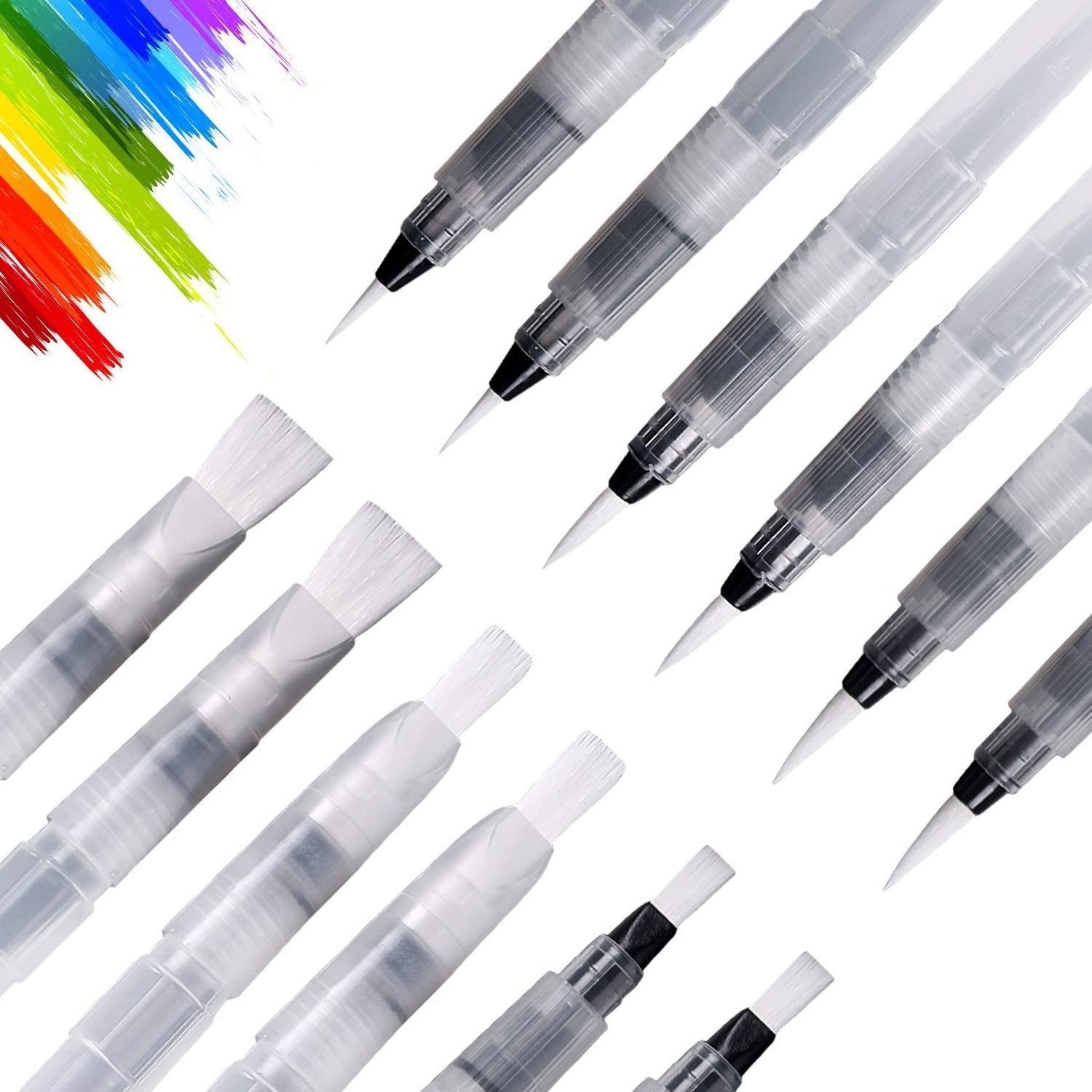 Artist water colour paint  brush pen in watercolor  Drawing art