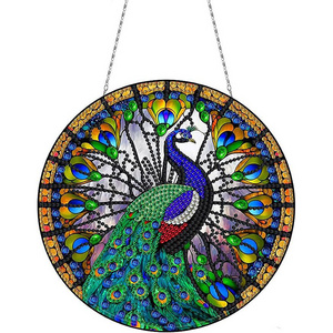 Wholesale New-coming Diamond Craft Pendant DIY Diamond Art Painting Wreath Kit Diamond painting for Home garden wall hanging kit