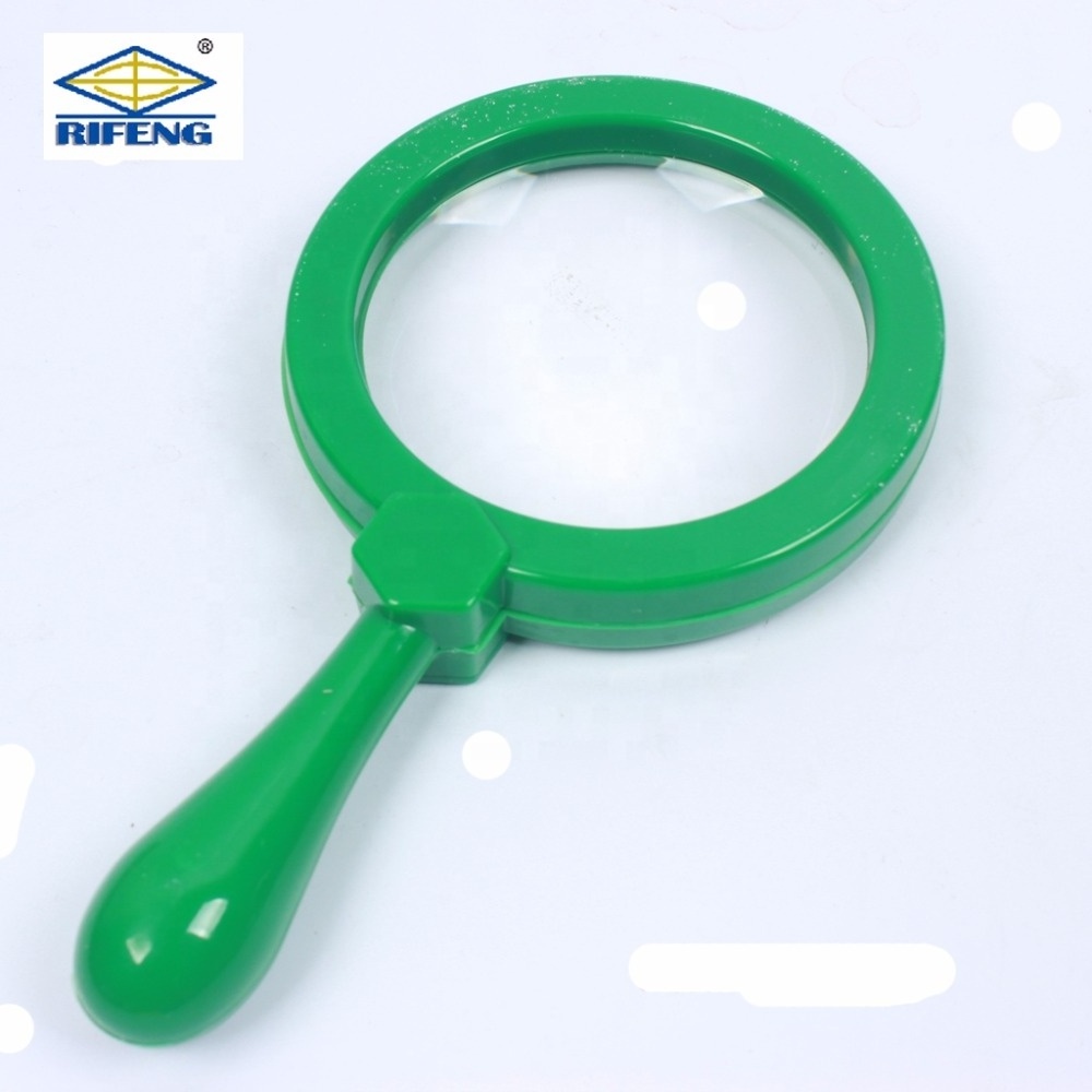 Kids colorful large magnifying glass With Stand hands free Magnifier For children