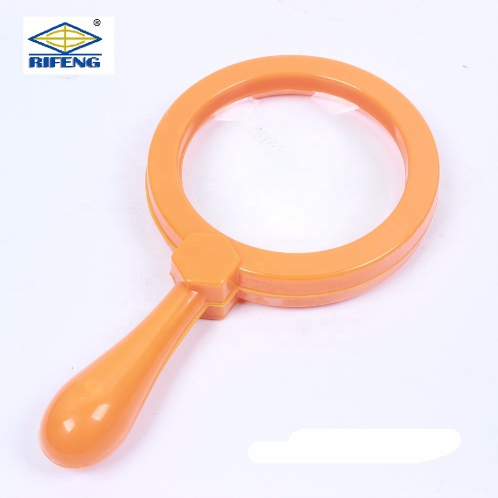 Kids colorful large magnifying glass With Stand hands free Magnifier For children