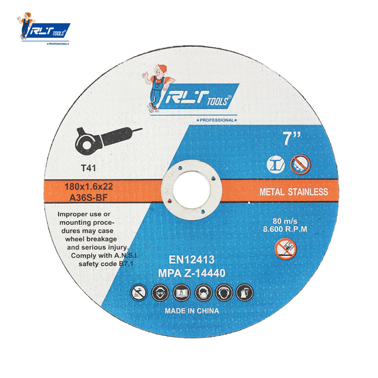 RLT TOOL High Quality Aluminum Cutting Disc Round Double Net Abrasive Disc 115mm Carbon Steel Cutting Disc For Metal