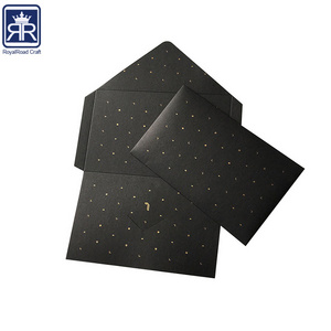 New Arrival cheapest price stock paper card holder stationery envelope  with logo printing