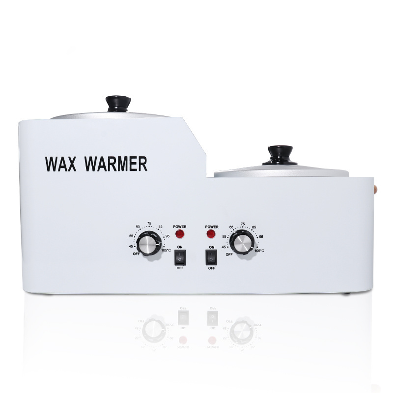 2022 Best wax warmer professional equipment double pots electric hair removal machine depilatory wax heater