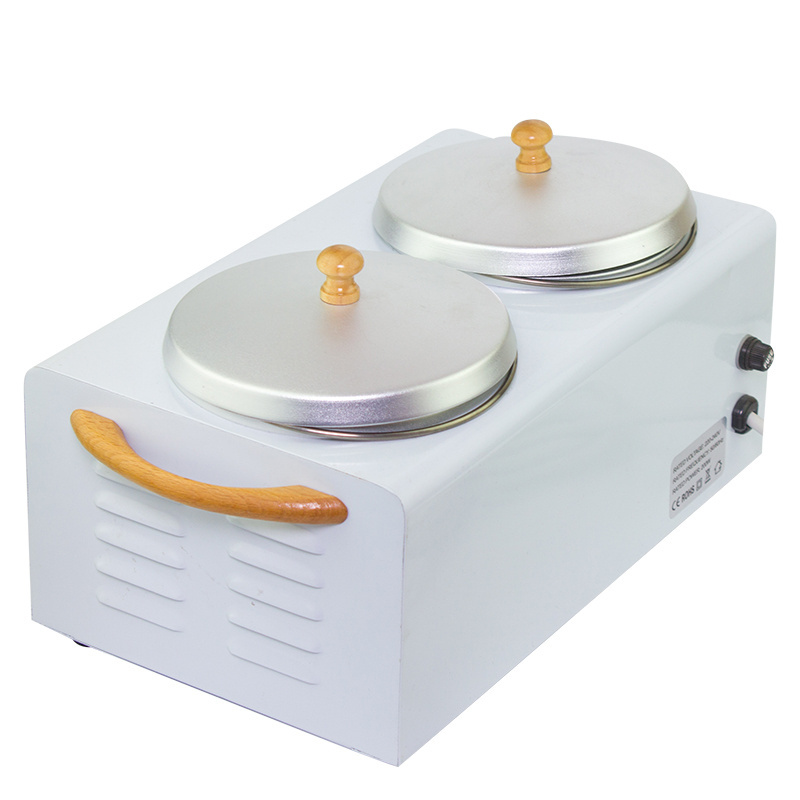 Deluxe Double Profesional Aluminum Wax Warmer With Adjustable Thermostat Control Temperature Paraffin Wax Heater For Salon Use