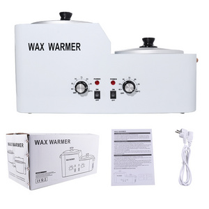 2022 Best wax warmer professional equipment double pots electric hair removal machine depilatory wax heater