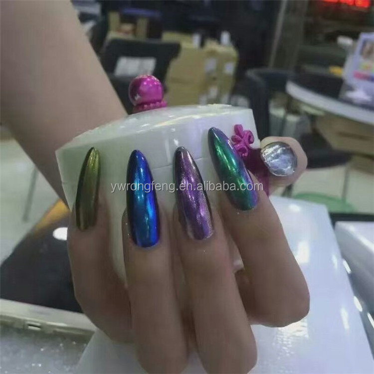 Best quality acrylic nail powder chrome mirror nail powder with 12colours