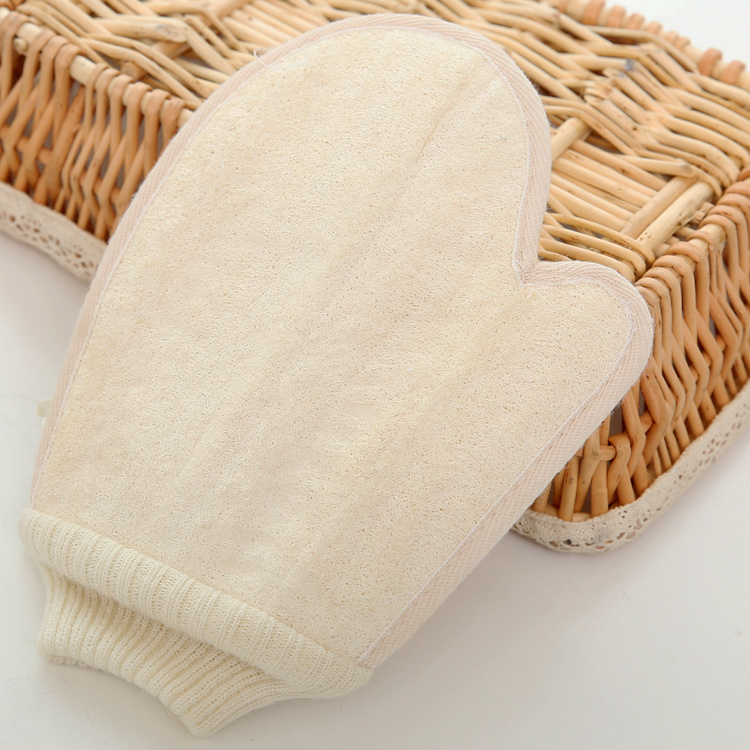 Natural Fiber Hemp Bath Exfoliating Glove Scrubber Loofah Mitt Washcloths Sisal Shower Bath Glove