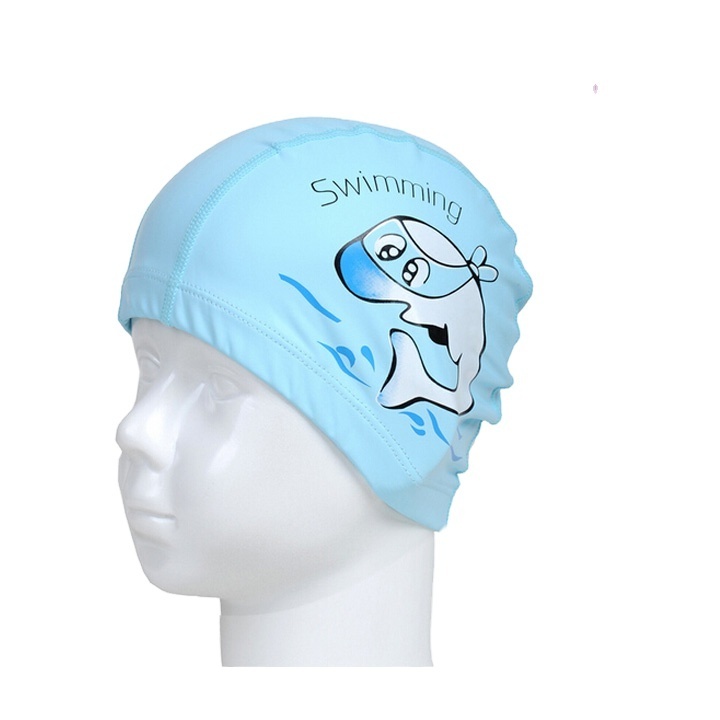 Wholesale Kids Polyester Mesh Swim Caps