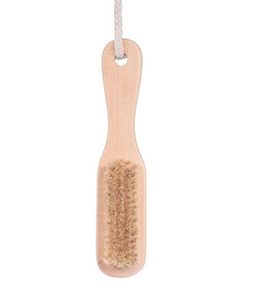 Foot File Callus Remover, Wood Handle Foot Scrubber, Feet Rasp Tools Pumice Stone and Foot Brush