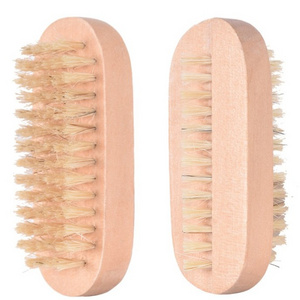 Cleaning brush Bristle Non-Slip Wooden Hand Nail Scrub Brush for Toes Nail Cleaning