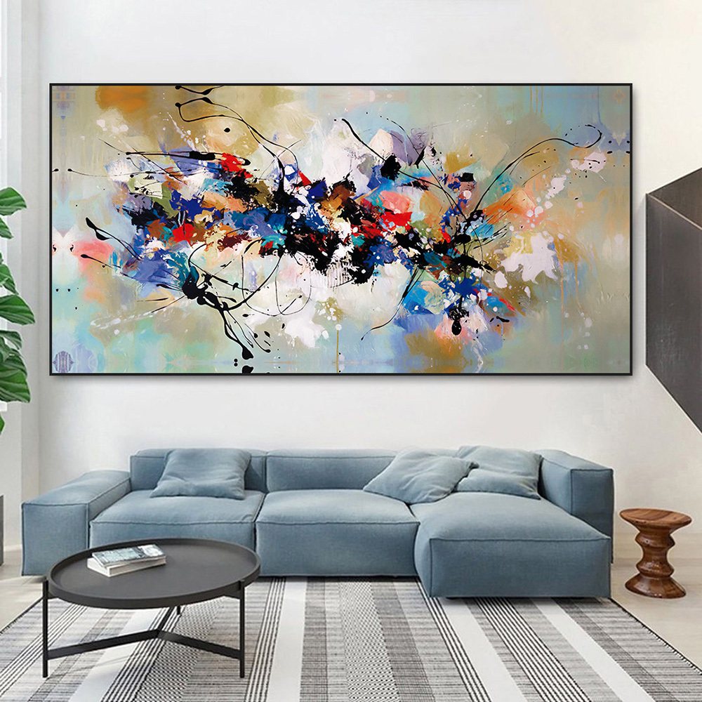 Colorful Clouds Abstract Think Independe Wall Picture Canvas Poster Print modern abstract wall art decor