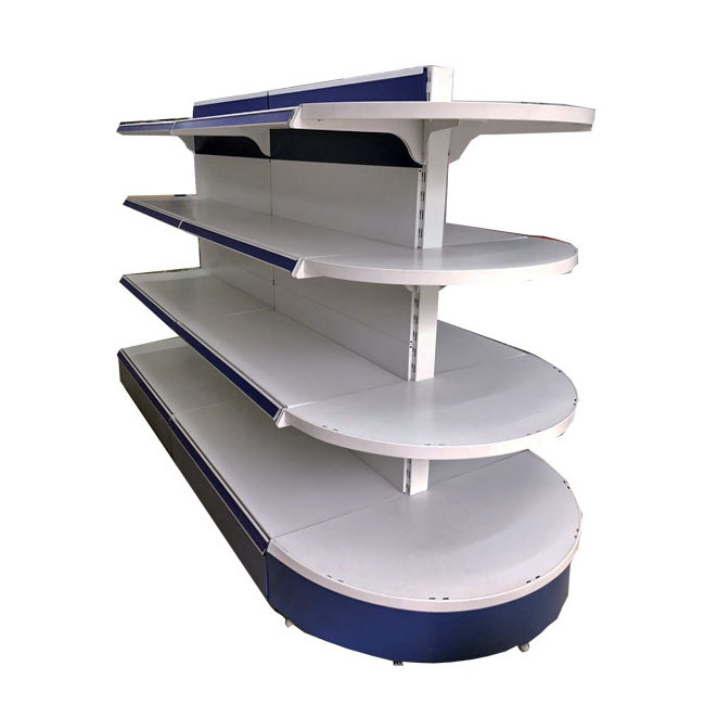 Island Gondola Shelving Systems for hypermarke Super Market display gondola  shelf