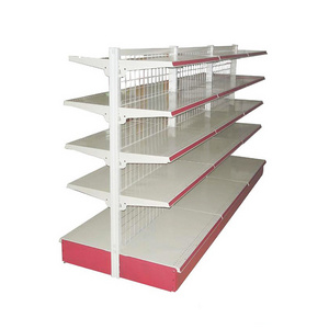 Good Quality Heavy Duty Cold-rolled Steel Rack Gondola Supermarket Shelf Grocery Store Shelf