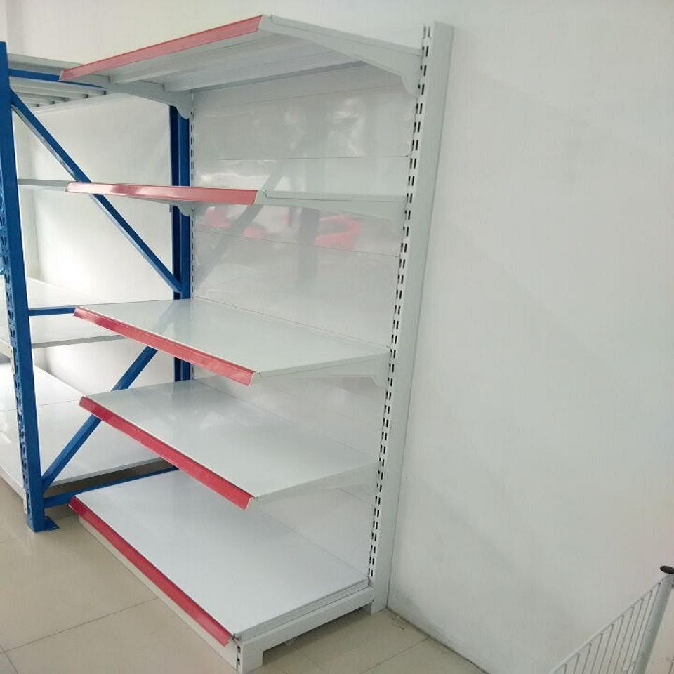 supermarket shelves metal Metallic Material and Double-sided Feature super market shelves supermarket shelf