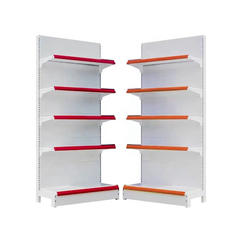 supermarket shelves metal Metallic Material and Double-sided Feature super market shelves supermarket shelf