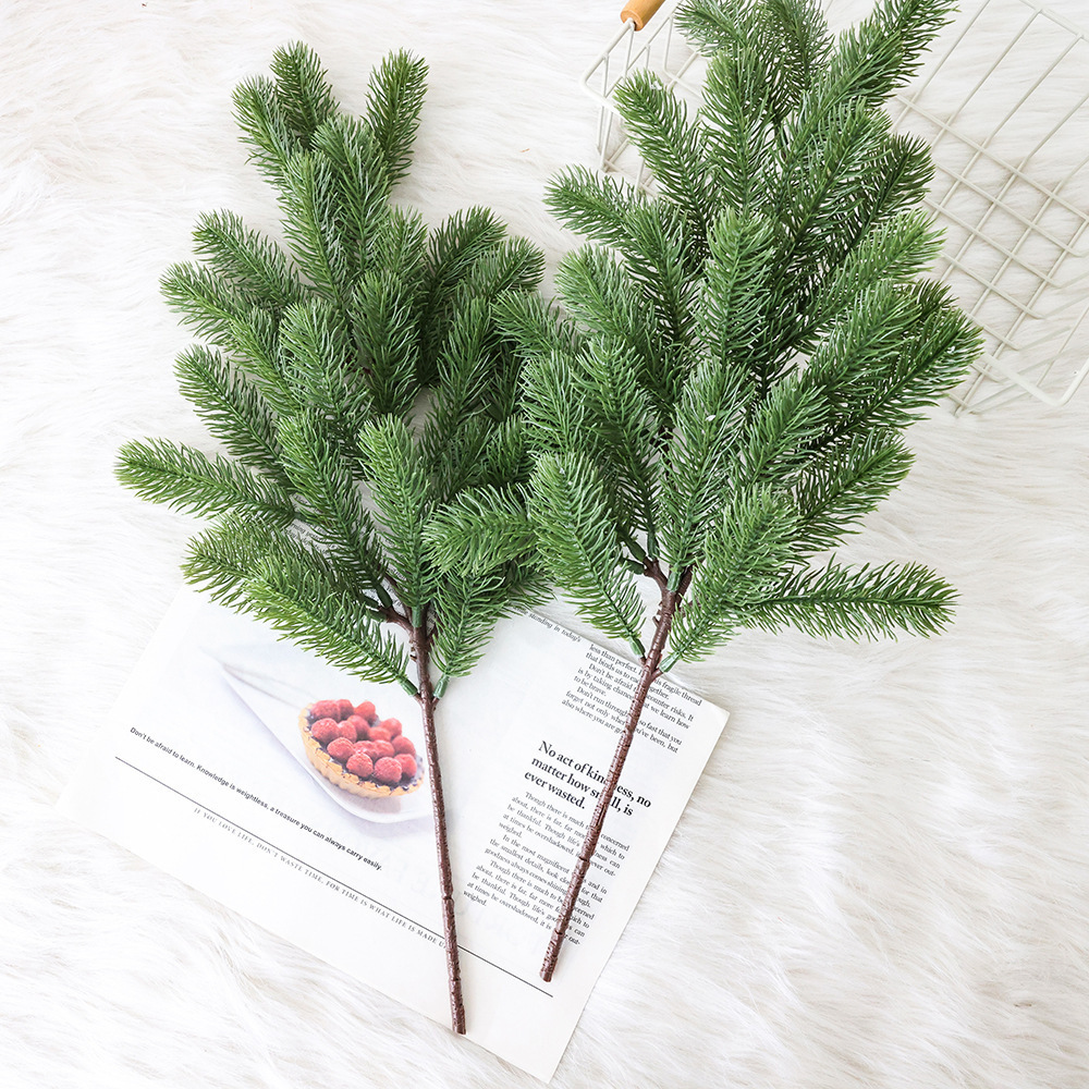 Greenery Cedar Garland Artificial Pine Branches Fake Pine Picks Tree Needles for Christmas Wreath Holiday Home Garden Decor