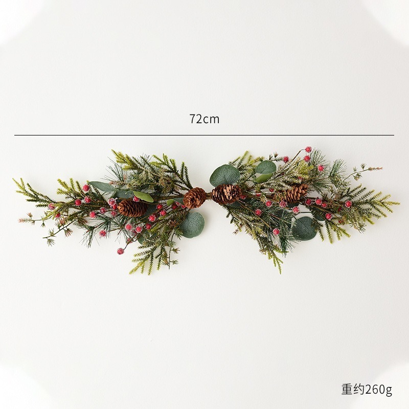 Christmas Berries Pine Picks Artificial Red Berry Branches Stems for Floral Arrangement Wreaths DIY Tree Holiday Decorations