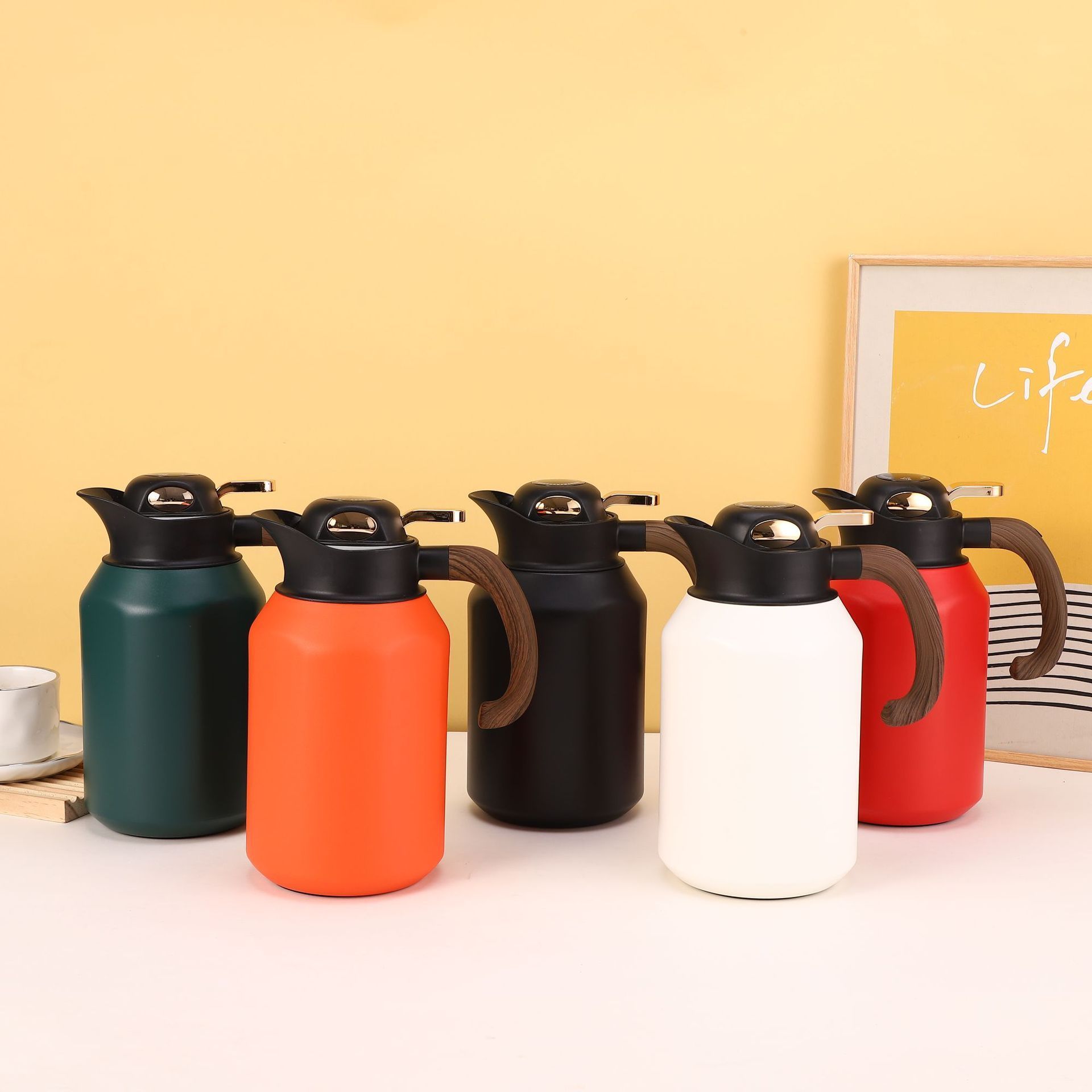 New Intelligent 316 Stainless Steel Smart Separation Teapot with Tea Filter office Insulated Coffee Pot