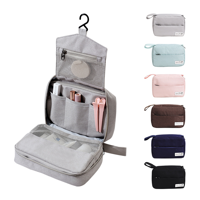 2023 foldable Toiletry Cosmetic Bag Custom Cosmetics Makeup toiletry travel bag