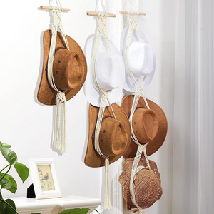 3pcs/set Boho Hat Hangers Wall Mounted Hat Organizer Wall Hanging Wall Mounted Hat Storage Organizer Bedroom Home Decor